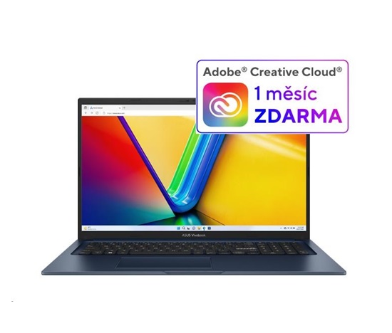 ASUS NTB Vivobook 15 (X1504VA-BQ3870W), Core 5 120U, 15.6" FHD, 8GB, 512GB SSD, Intel, W11 Home, Quiet Blue