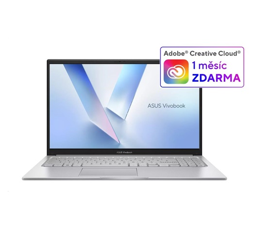 ASUS NTB Vivobook 15 (X1504VA-BQ3871W), Core 5 120U, 15.6" FHD, 8GB, 512GB SSD, Intel, W11 Home, Cool Silver