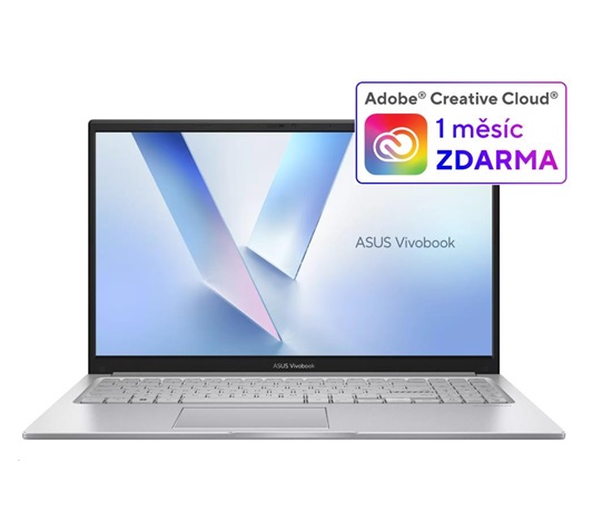ASUS NTB Vivobook 15 (X1504VA-BQ3878W), i3-1315U, 15.6" FHD, 16GB, 512GB SSD, Intel, W11 Home, Cool Silver