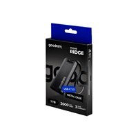 GOODRAM externí SSD Move Ridge 1TB, USB-C 3.2 Gen2x2, (R:2000/W:2000MB/s), černá