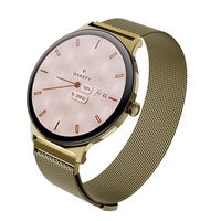 Garett Smartwatch Verona 2 zlatá, gold MESH steel