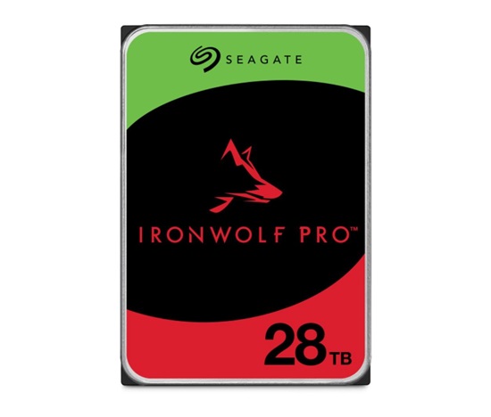 SEAGATE HDD 28TB IRONWOLF PRO (NAS), 3.5", SATAIII, 7200 RPM, Cache 512MB