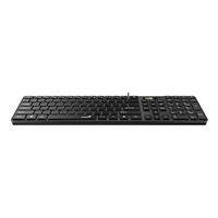 GENIUS Klávesnice Slimstar K500 Education, Bez písmen, Drátová USB, černá