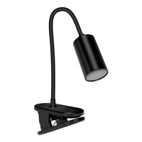 CONNECT IT Stolní LED lampa CLIP 2 s klipem, černá