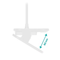 CONNECT IT Stolní LED lampa CLIP 2 s klipem, bílá