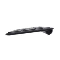 TRUST klávesnice Vaiya, Bezdrátová, CZ/SK, černá