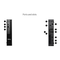 DELL PC Pro Micro QCM1255/TPM/AMD Ryzen 7 PRO 8700GE/16GB/512GB SSD/90W type-C/WLAN/Kb/Mouse/W11 Pro/3Y PS NBD