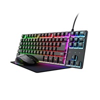 TRUST Sada sluchátka + myš + mousepad GXT 794 3v1 Gaming Bundle, černá