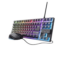 TRUST Sada klávesnice + myš GXT 798 2v1 Gaming set, černá
