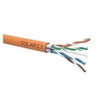 Instalační kabel Solarix CAT6A UTP LSOHFR B2ca-s1,d1,a1 500m/cívka