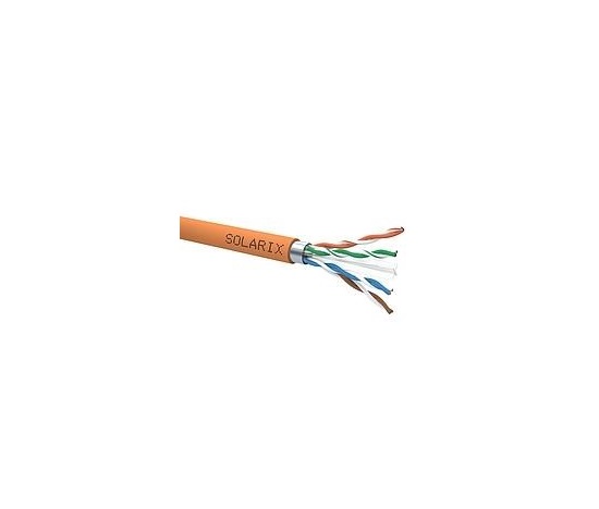 Instalační kabel Solarix CAT6A UTP LSOHFR B2ca-s1,d1,a1 500m/cívka