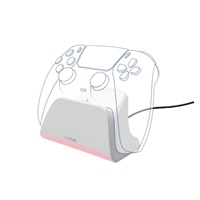 TRUST Nabíjecí stanice GXT 255W, Pro PS5 Ovladače, bílá