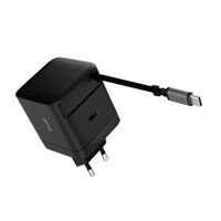 TRUST Nabíječka MAXO 65W, s kabelem, USB-C, černá
