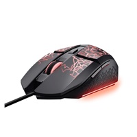 TRUST Myš GXT 113 Felox, Drátová USB, RGB, černá – náhled 1