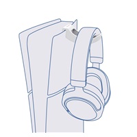 TRUST Držák GXT223, Pro PS5 ovladač, Bílá