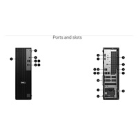 DELL PC Pro Slim QCS1255/180W/TPM/AMD Ryzen 5 8600G/16GB/512GB SSD/Integrated/WLAN/Kb/Mouse/W11 Pro/3Y PS NBD
