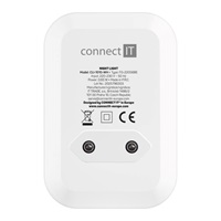 CONNECT IT Noční LED světlo Sparkle 1, teplé světlo, bílá
