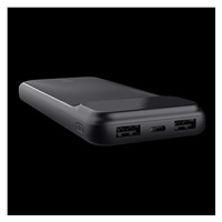TRUST Powerbanka Avala, 10000 mAh, 1xUSB-C + 2xUSB, černá
