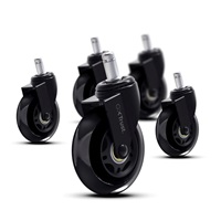 TRUST Kolečka na herní židli GXT 702, gelové