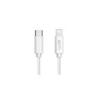 WG - Datový kabel Lightning Mfi na Type-C, 1 metr, 3A, bílá