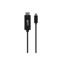 WG - Datový kabel Type-C na HDMI, 3 metry, 4K, černá