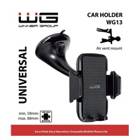 WG - Držák do auta WG 13, na sklo, černá