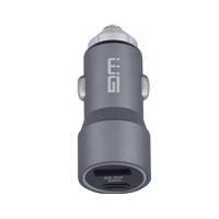 WG - Nabíječka do auta 2x USB 58,5W , 1x USB-C PD 36W + 1x USB-A 22.5W, stříbrná