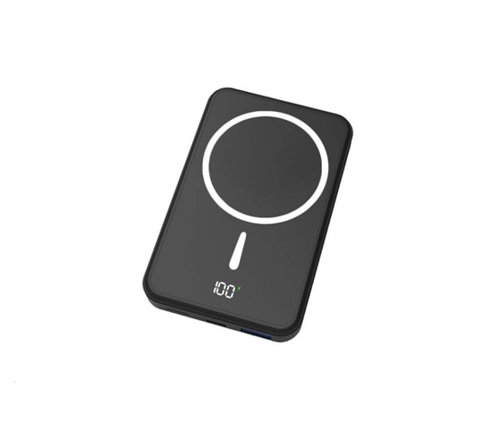 WG - Power Bank 10000 mAh, bezdrátová 15W + PD 20W + QC 3.0 22,5W, černá