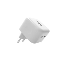 WG - Síťová nabíječka GaN 2x USB-C 35W, bílá