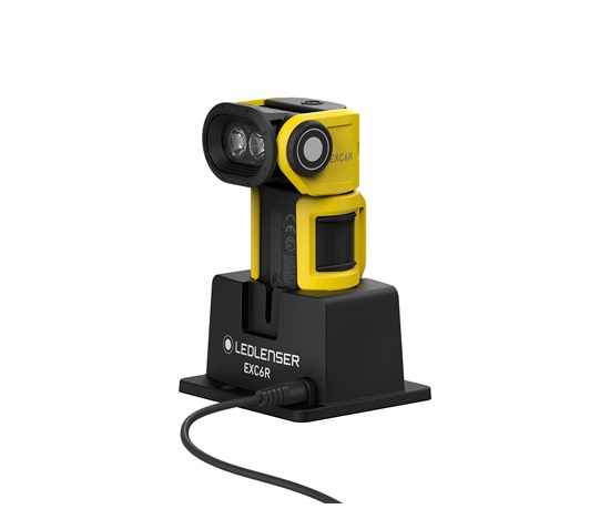 Ledlenser EXC6R svítilna pro práci v nebezpečném prostředí, s nabíjecí stanicí