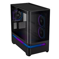 ASUS Case AP202 PRIME CASE, mATX, Průhledná bočnice, 3x 120mm ARGB Fan, černá