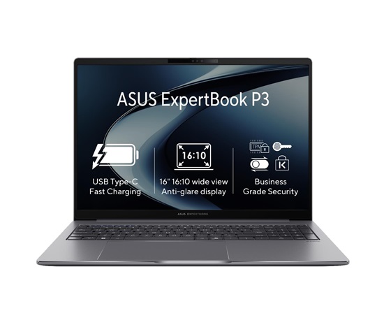 ASUS NTB ExpertBook P3 (P3605CVA-MB0004X), i7-13620H, 16" WUXGA, 32GB, 1TB SSD, UHD, W11 Pro, Misty Grey