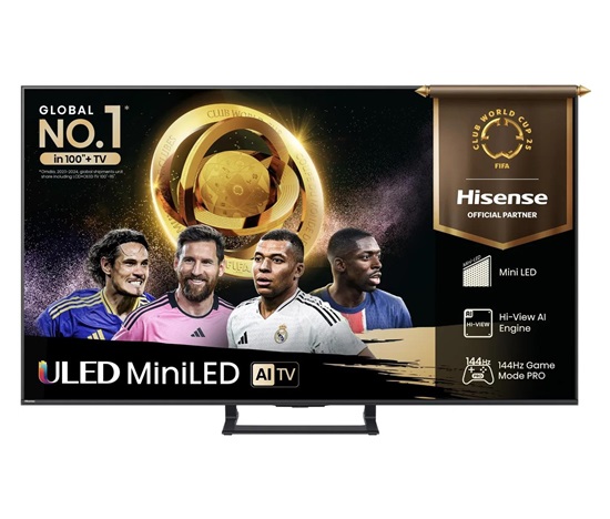 Hisense 65" TV, 4K Ultra HD, 100/120 Hz, HDR, Miracast, herní režim