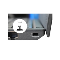 DICOTA Security Cable T-Lock combination masterkeyed 3x7mm slot