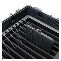 DICOTA Charging Case Trolley 14 Tablets Plus, Black