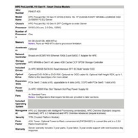HPE PL ML110g11 5416S (2.0G/16C) 2x32G (p43328) 2x960G 2x1000W MR408i-o 8SFF 2p10GT Smart Choice