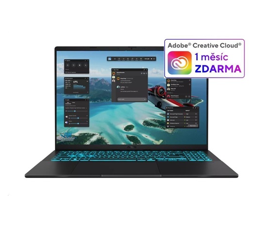 ASUS NTB V16 (V3607VH-RP026W), Core 5 210H, 16" 1920x1200, 16GB, 1TB SSD, Intel+RTX5050, W11 Home, Matte Black