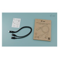 i-tec USB-C Cable Splitter Audio/Data, Power Delivery 100W