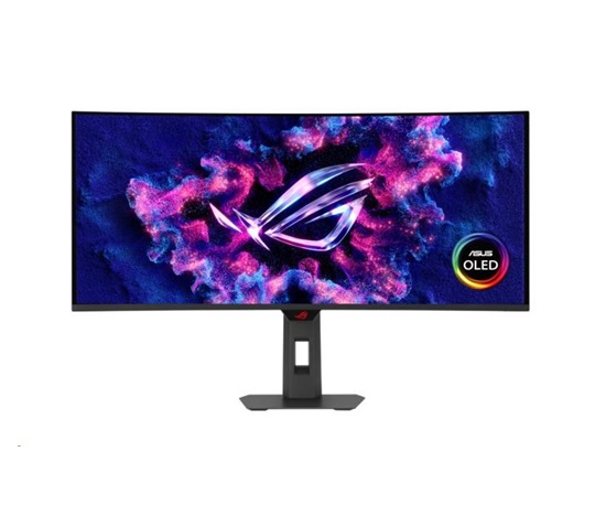 ASUS LCD ROG Strix OLED XG34WCDG, 34" 3440x1440, 250nits, 175Hz, 0,03ms, 178/178, USB, DP, HDMI, Audio, VESA, Black