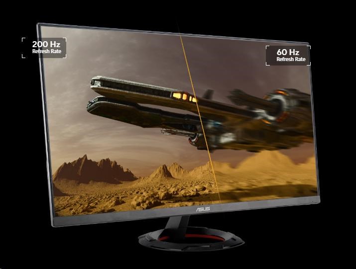 Obr. Obnovovací frekvence 200 Hz a doba odezvy 0,3 ms (GTG) 1771420c