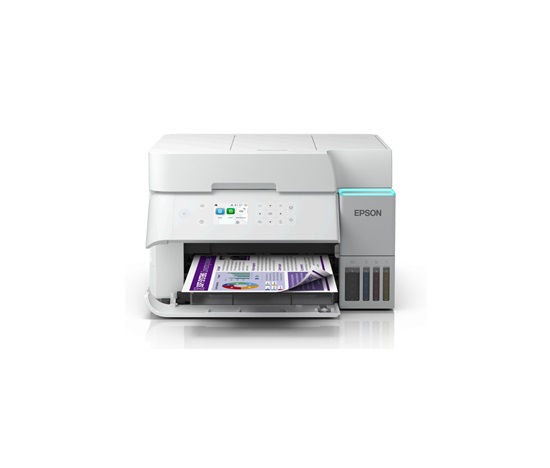 EPSON tiskárna ink EcoTank L6376, bílá, 3v1, A4, 1200x4800dpi, 35ppm, Wi-Fi, Záruka 5 let po registraci zdarma