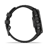 BAZAR - Garmin Epix Pro Sapphire 47 mm - Carbon Gray DLC titanium with black silicone band, EU - použité