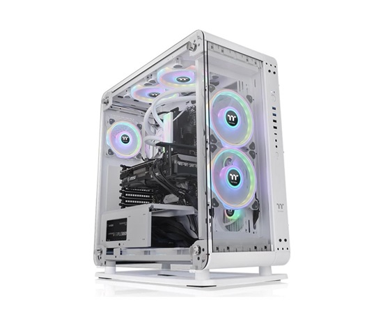 THERMAL TAKE Case Core P6 Snow, ATX, Průhledná bočnice, bílá