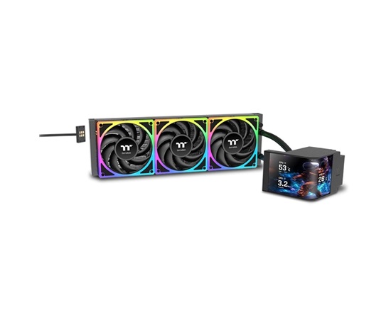 THERMALTAKE Vodní chladič MAGCurve 360 Ultra, 3x120mm ARGB, černá