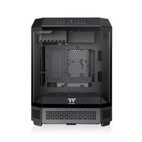 THERMAL TAKE Case The Tower 600, ATX, Průhledná bočnice, 2x 140mm Fan, černá
