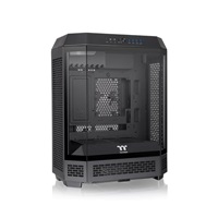 THERMAL TAKE Case The Tower 600, ATX, Průhledná bočnice, 2x 140mm Fan, černá