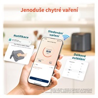 Cosori Dual Blaze 6.4L SMART horkovzdušná  fritéza + 5x špíz a gril. rošt, černá