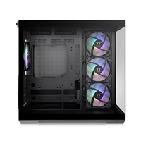 THERMAL TAKE Case View 380 TG ARGB, ATX, Průhledná bočnice, 4x 120mm ARGB Fan, černá