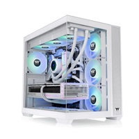 THERMALTAKE Case View 380 TG ARGB, ATX, Průhledná bočnice, 4x 120mm ARGB Fan, bílá – náhled 1