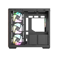 THERMAL TAKE Case View 380 WS ARGB, Průhledná bočnice, černá